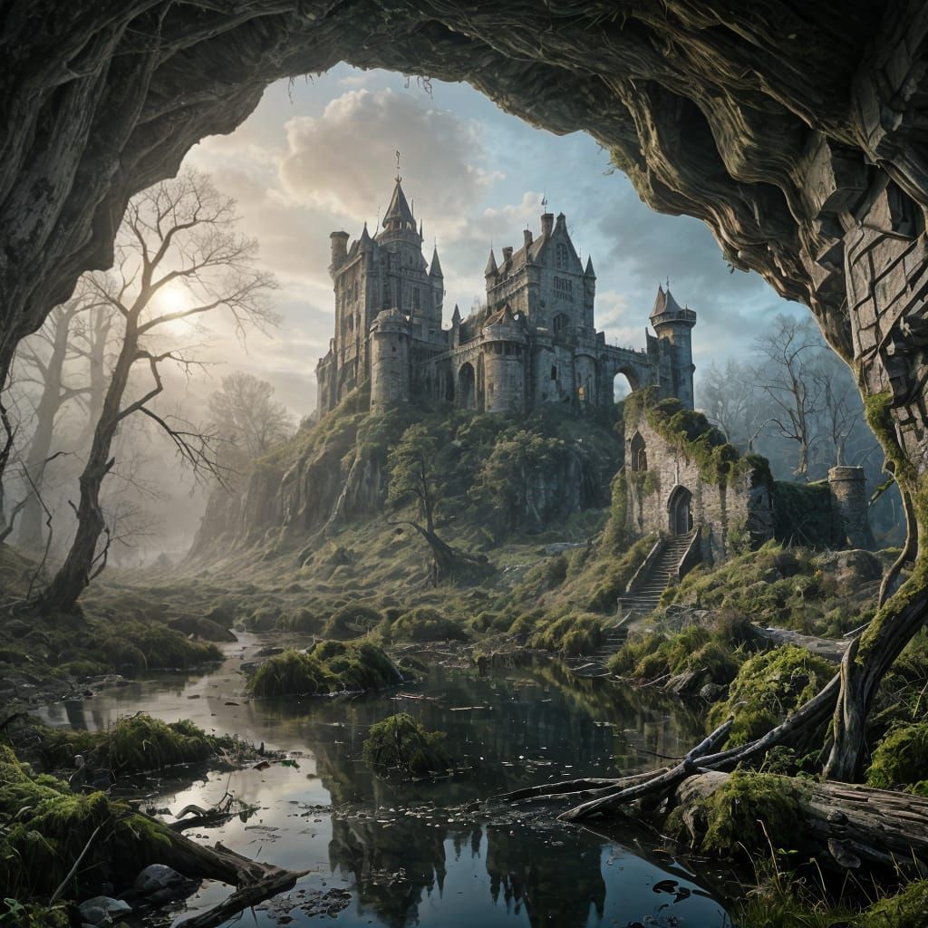 The first castle fell into the swamp....  by @Brindle Chase