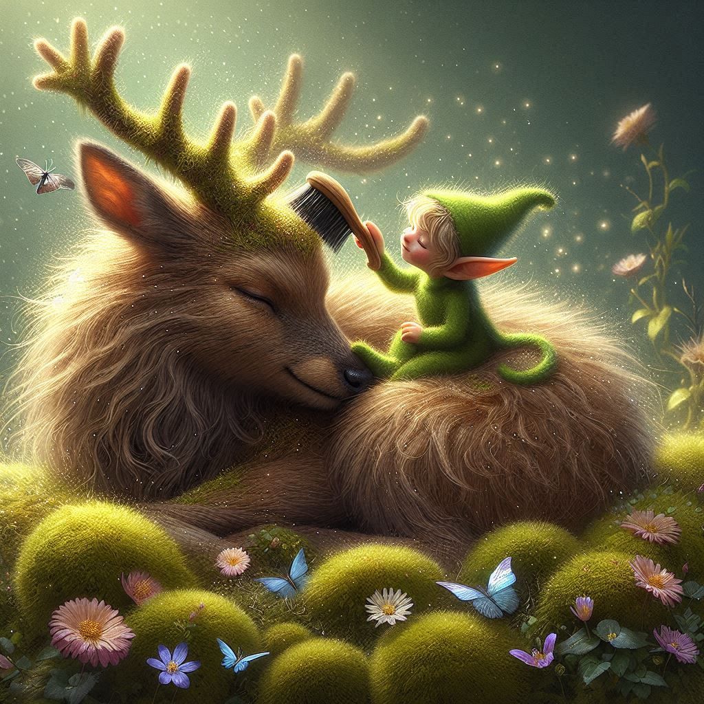 Elf and Deer
