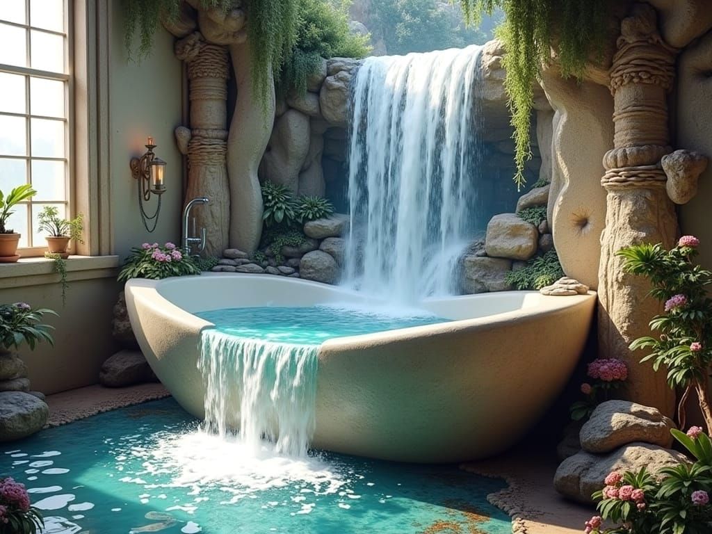 Bathtub  by @Crowded Solitude