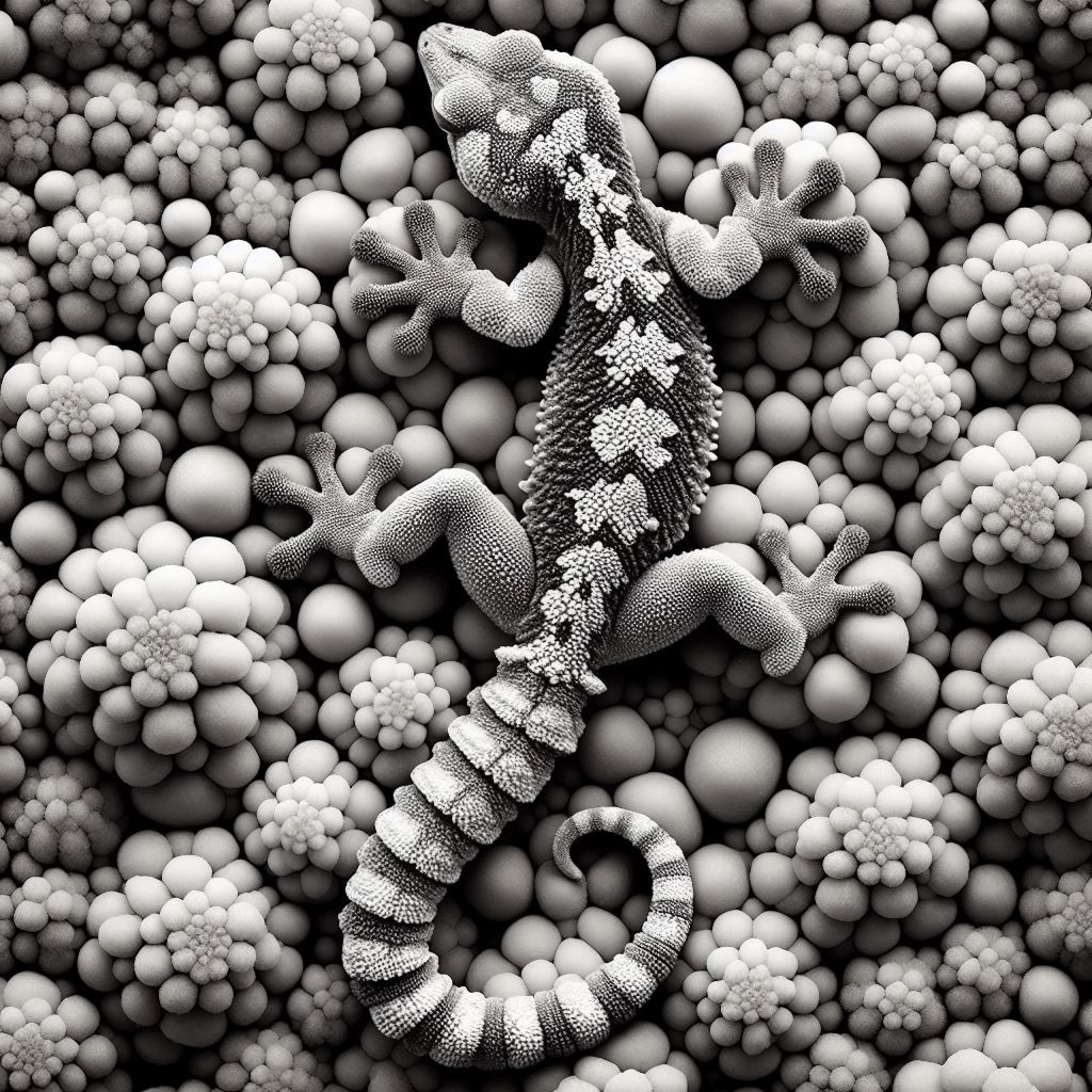 Moorish gecko on a wall