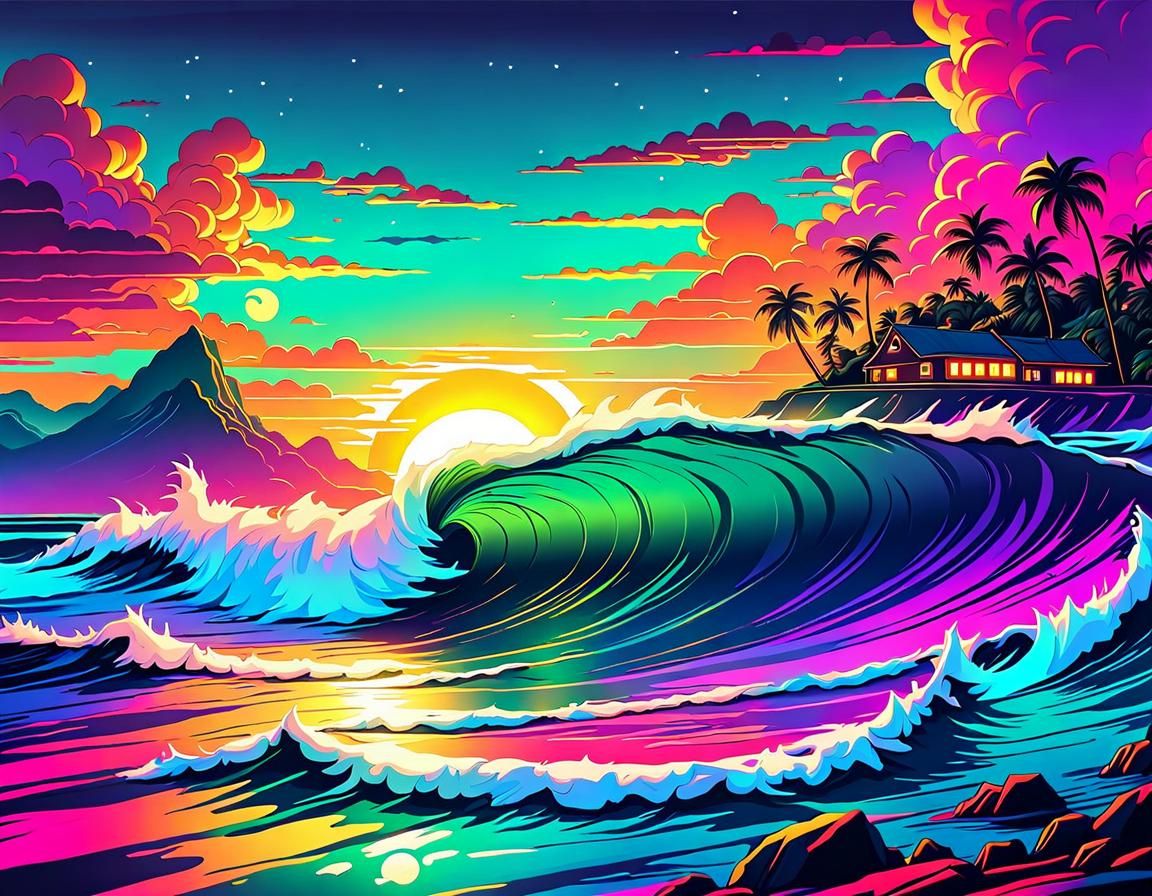 Wave Vaporwave Aesthetic 😁  by @J_D_Dix