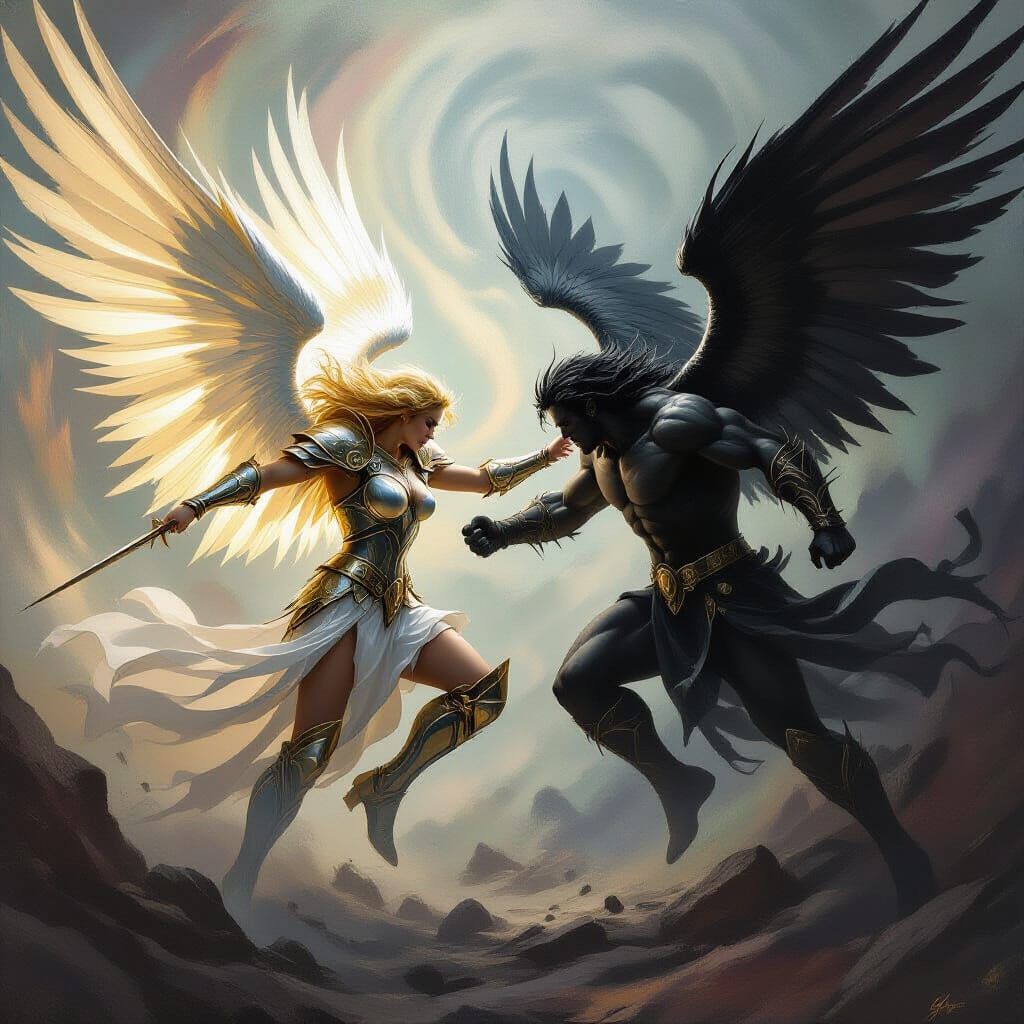 Light vs. Dark  by @JSCA