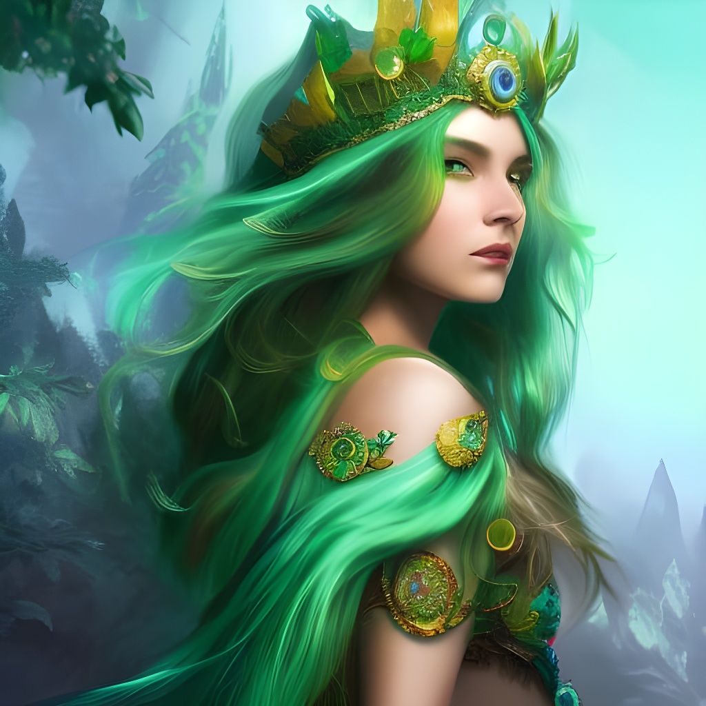 The Earth Queen 2  by @geovana