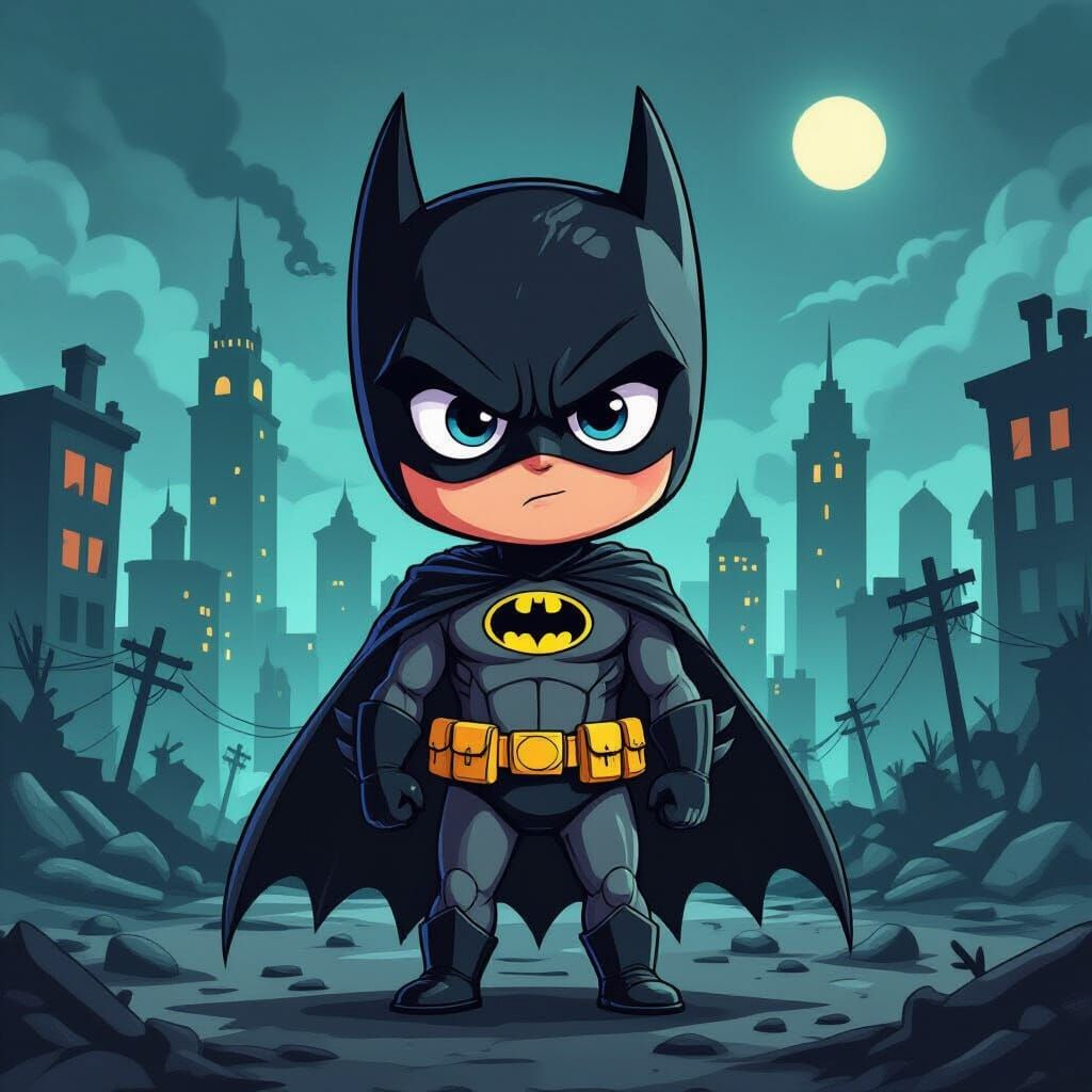 Young Batman  by @avionesplateados 