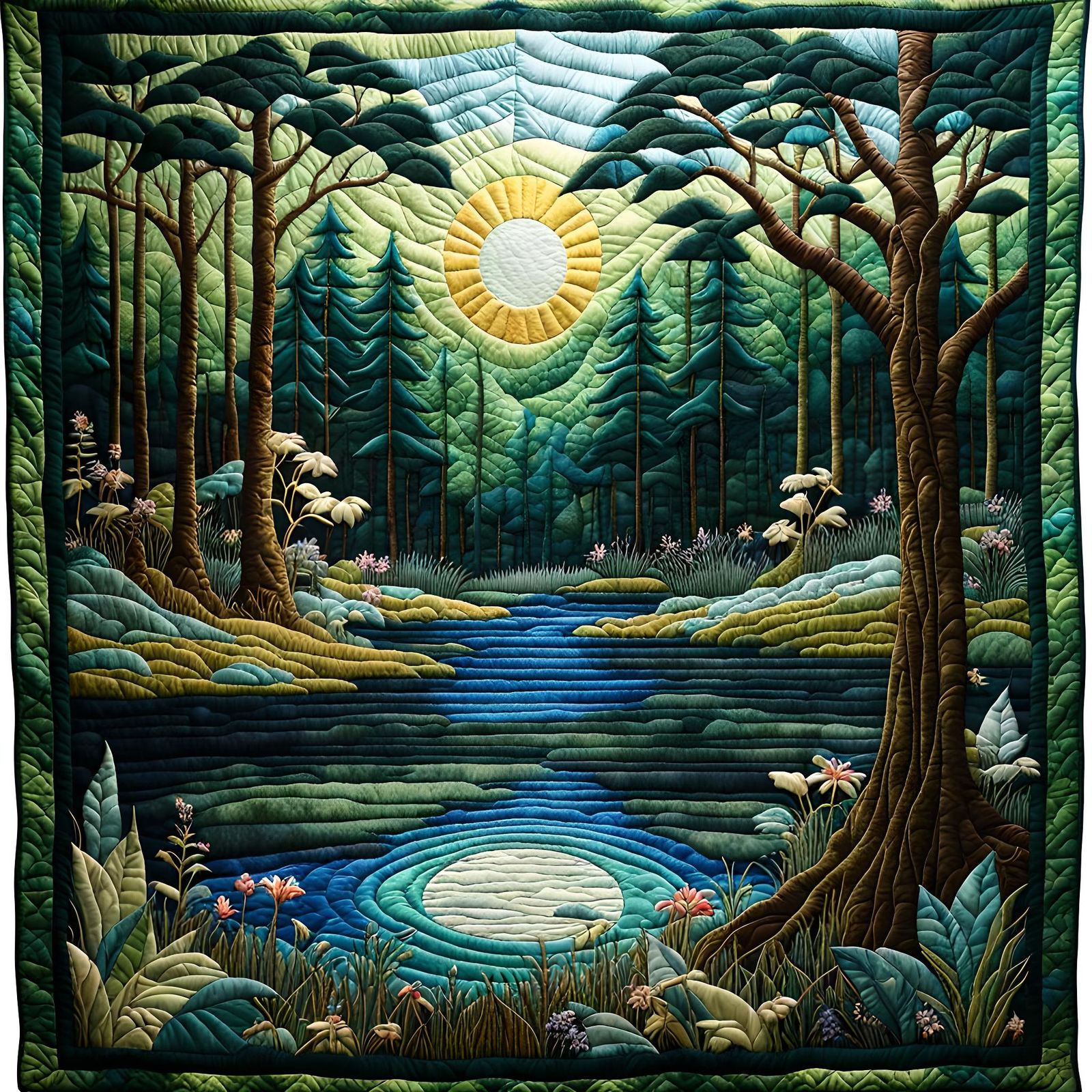 Fairy Forest Quilt  by @Username_Already_Taken