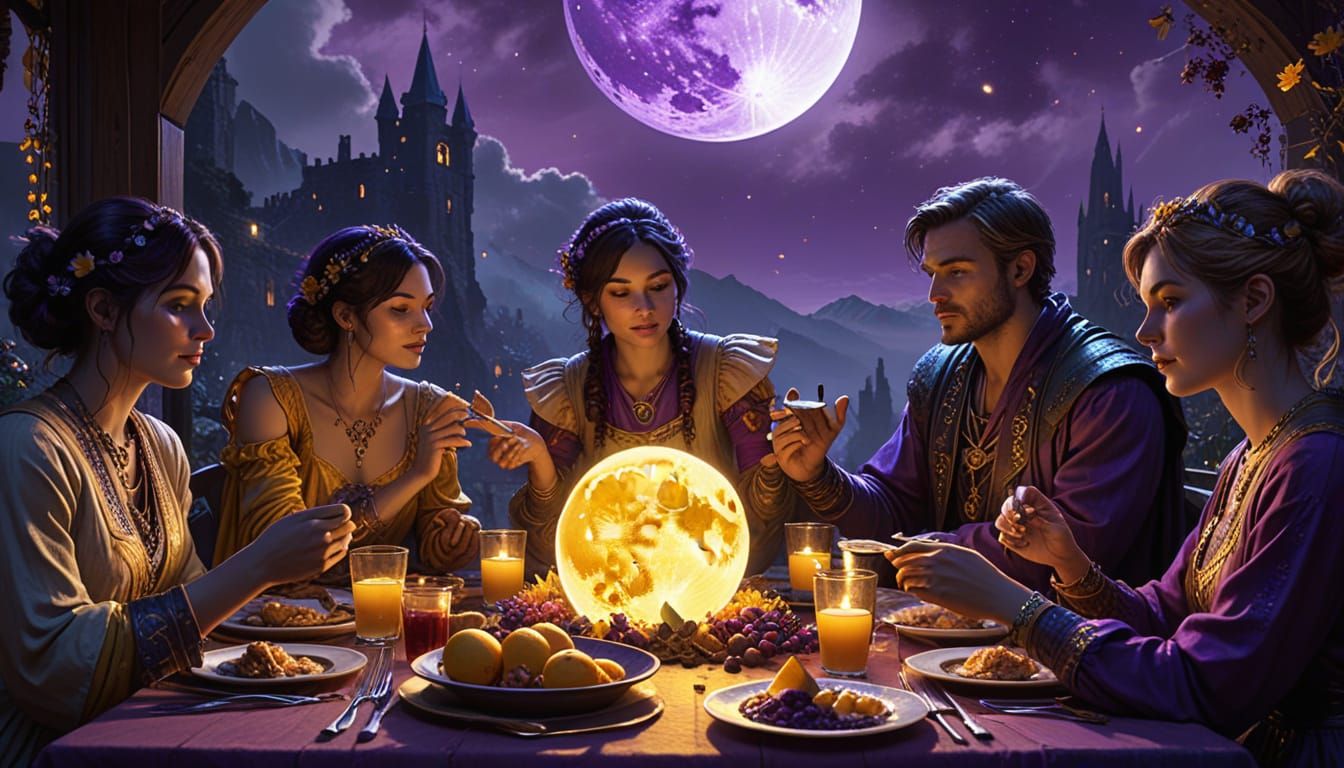 Moon celebration  by @DeliaPeabody