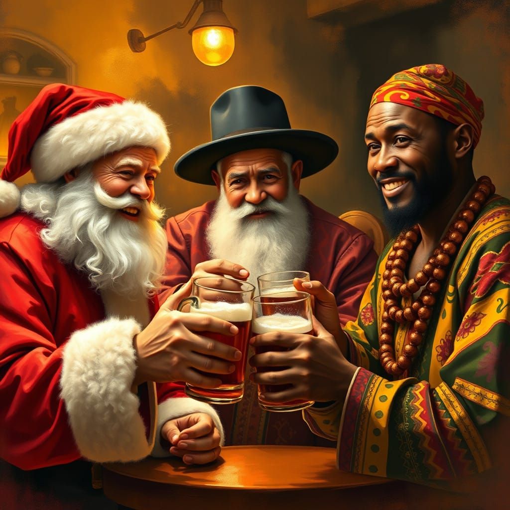 We’re all Friends, No matter how we Celebrate.   by @Crispy Bess