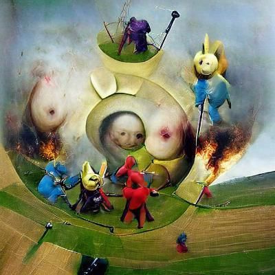Hieronymus Bosch teletubbies