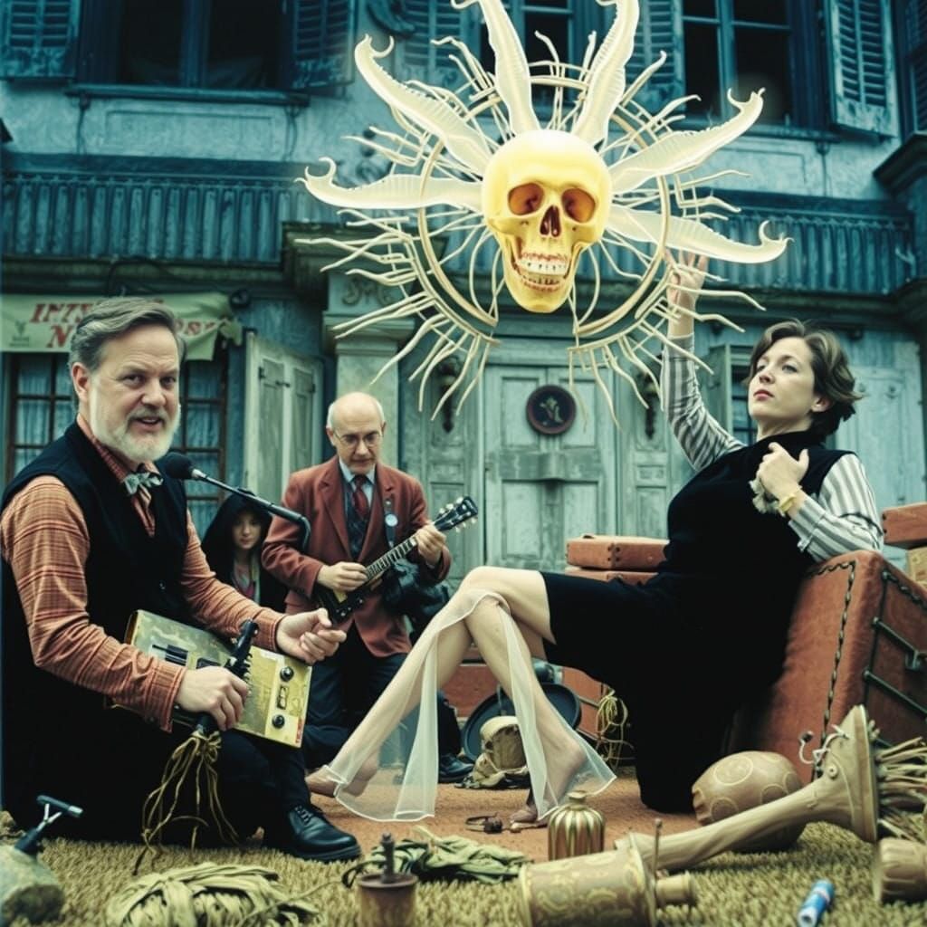 Dadaist Toadliquor Vision in Inverted Illusion