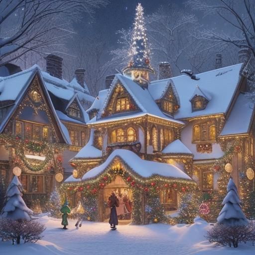 STUNNINGLY BEAUTIFUL FAIRY-TALE, FINDLY DETAILED MAGICAL CHRISTMAS ...