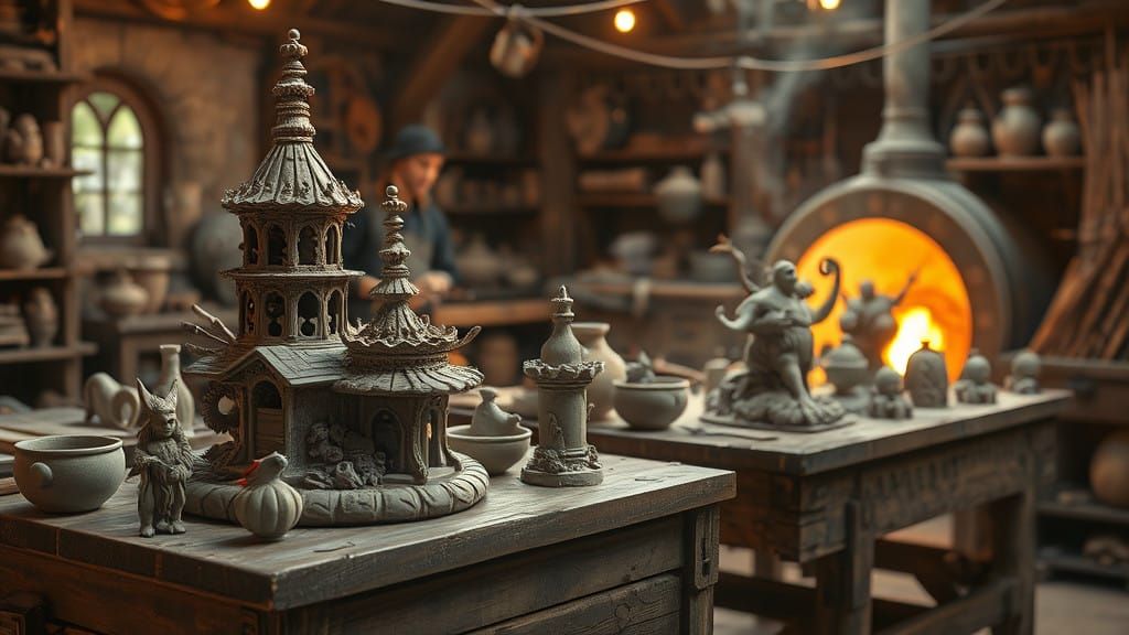 Potter’s Workshop   by @VoidSparkles