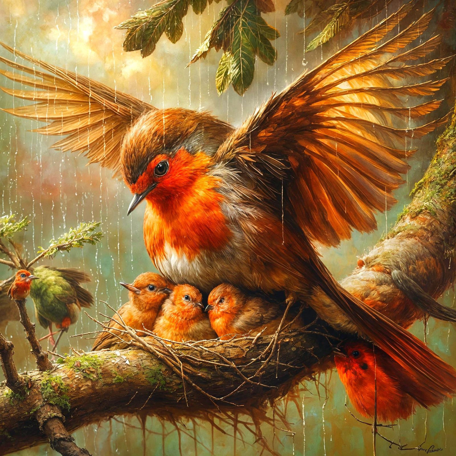 “I will protect you”  by @Red