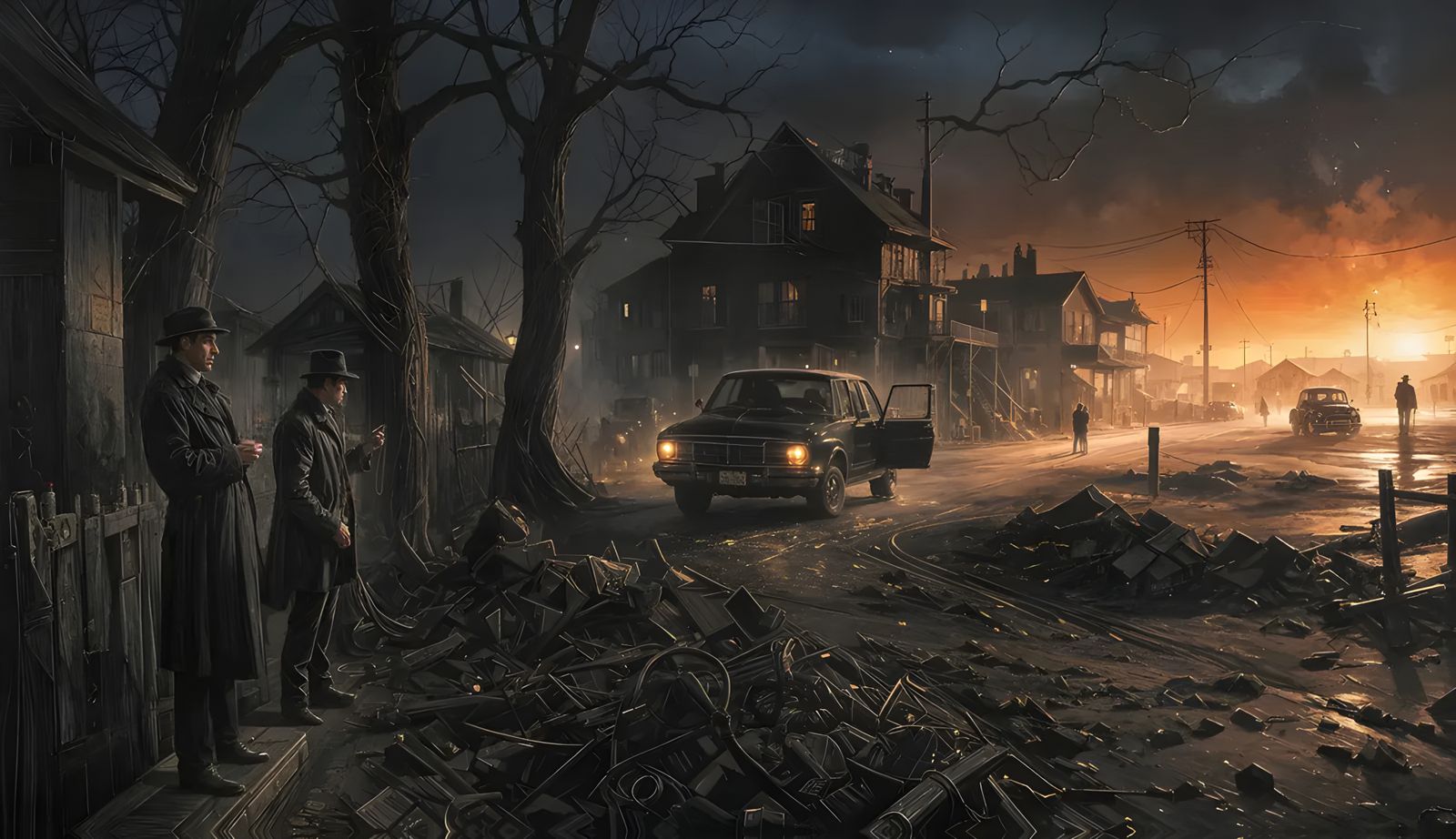 Jimmy, remind me again why are we hiding in this dump?