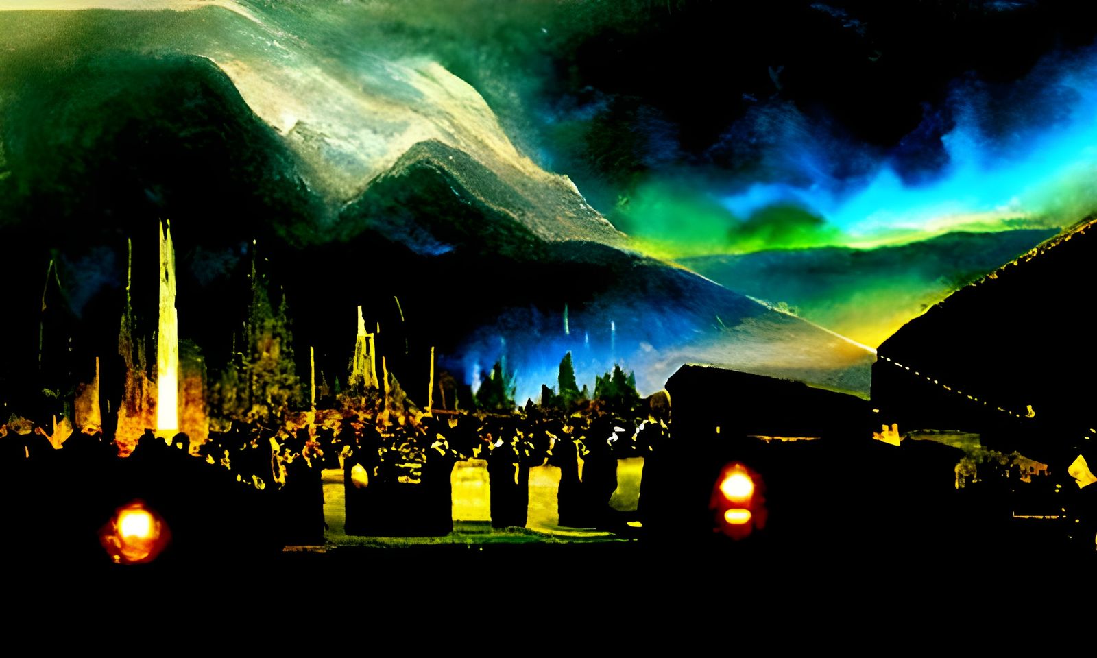 Funeral Under the Aurora