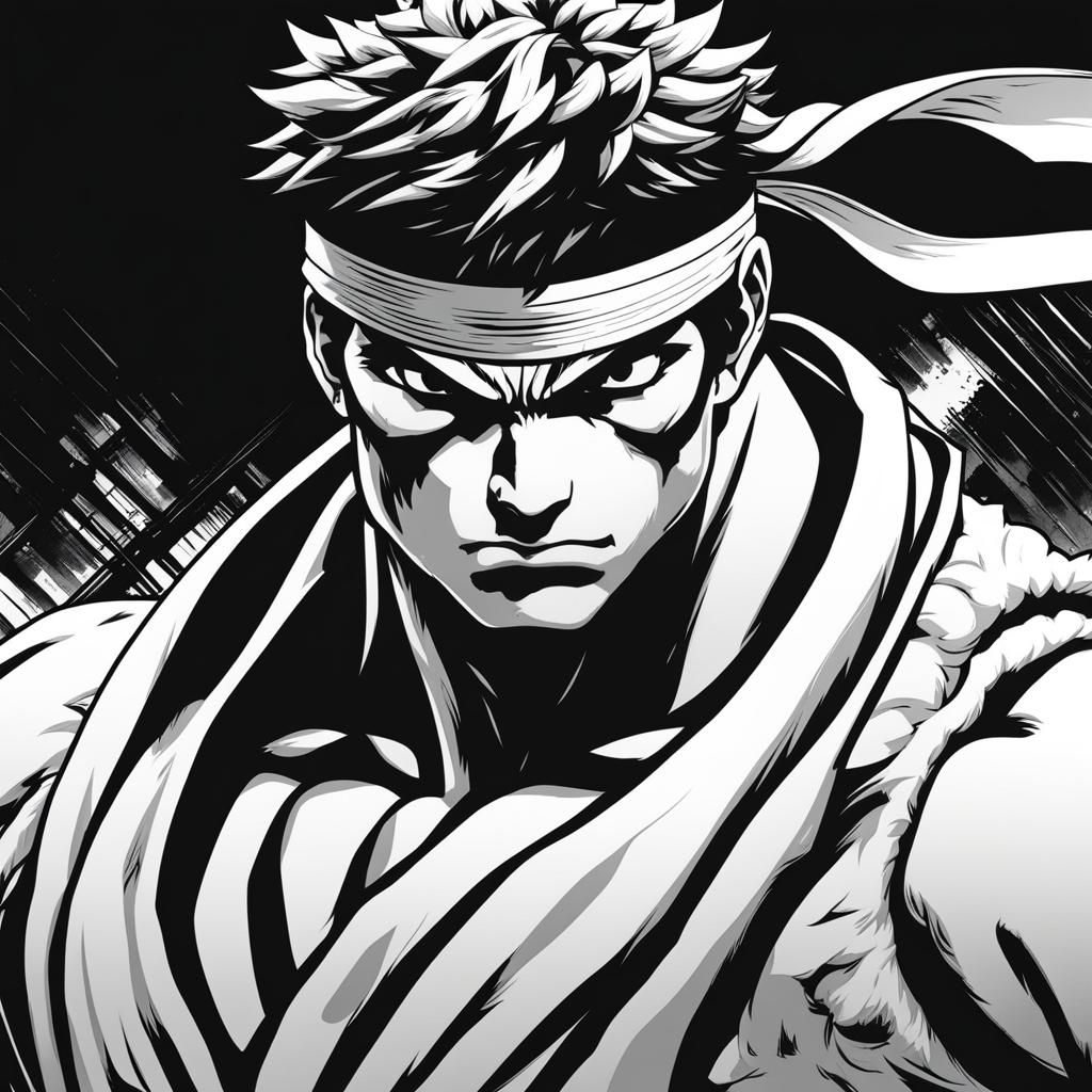 Street Fighter: Ryu - AI Generated Artwork - NightCafe Creator