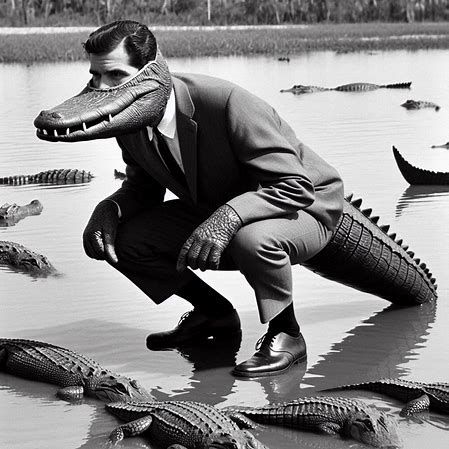 Zoologist Merton Squegg, seen here being accepted by a commu...