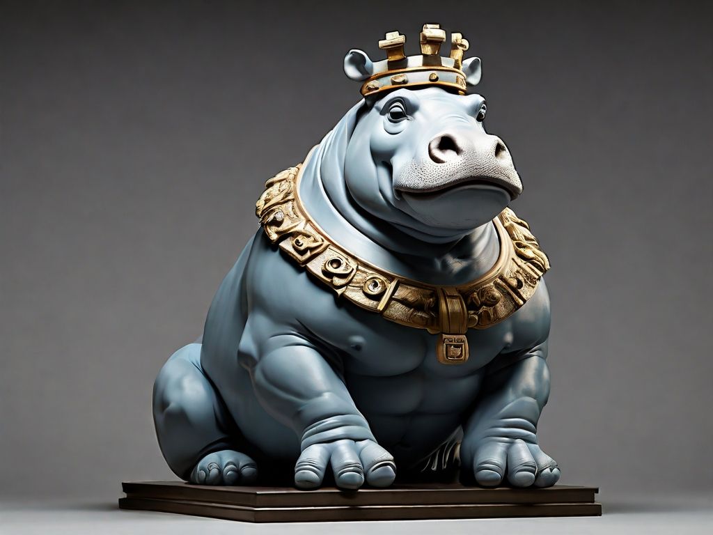 greek hippo statue