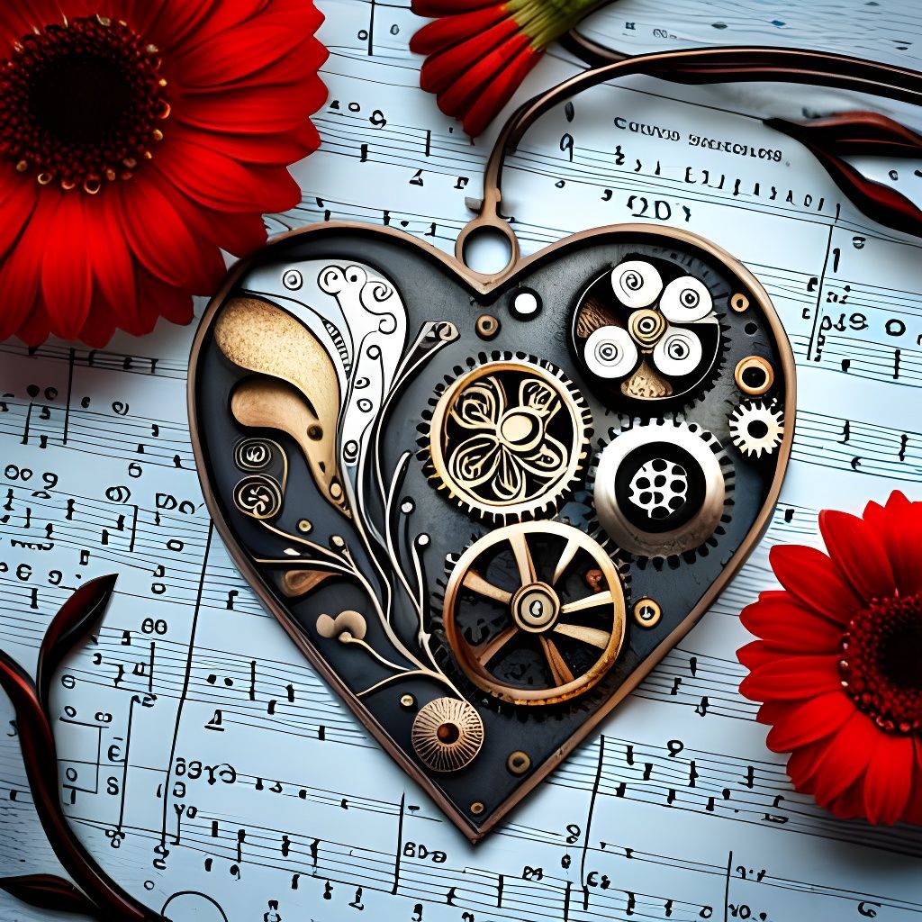 Metal Heart   by @AI-Lover