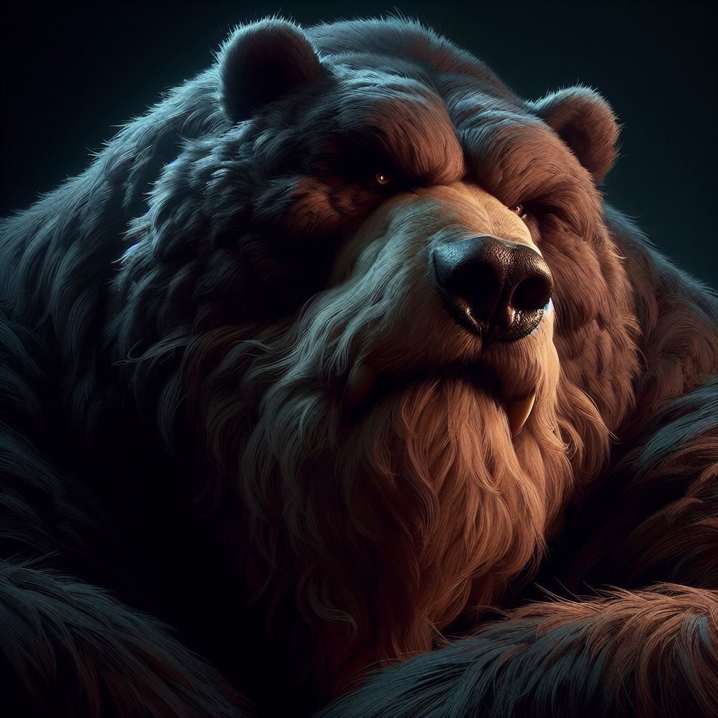 Magnificent Omnipresent Bear Character concept art