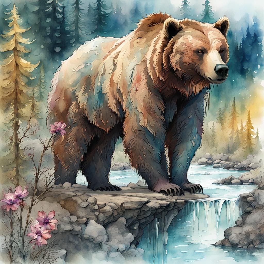 Grizzly Bear  by @BL0550M