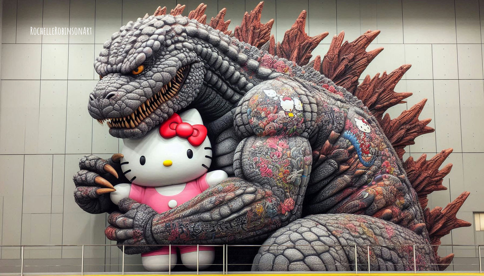 Godzilla and HK