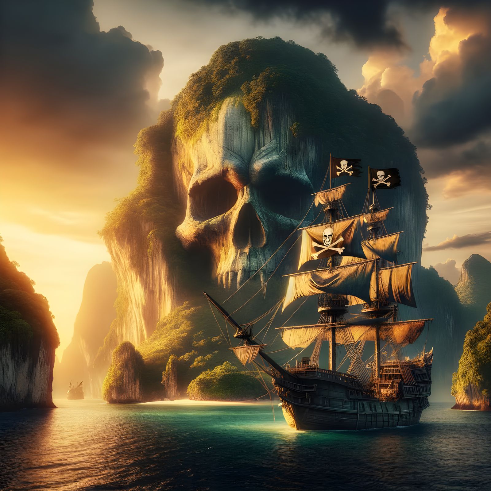 Skull Island  by @Fugetti