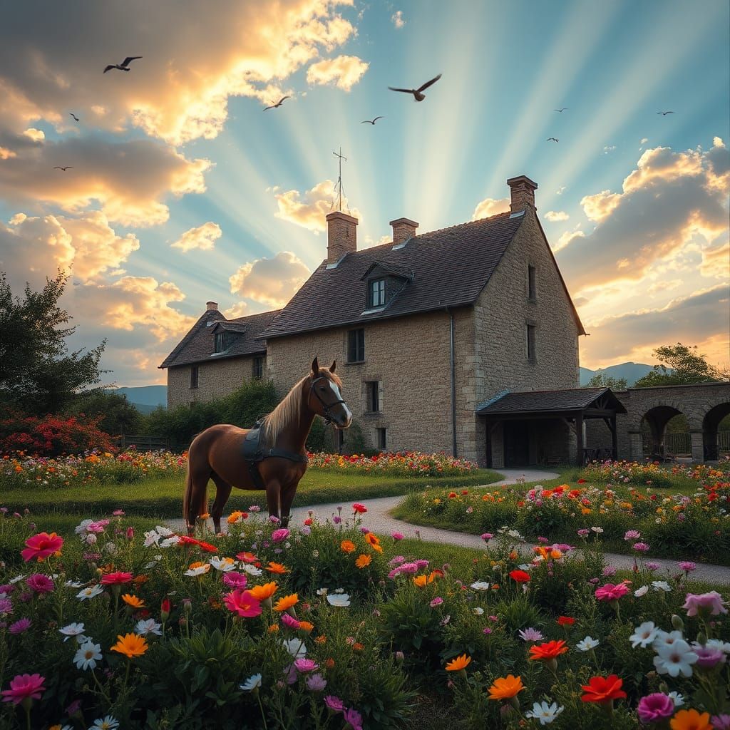 Une riche demeure seigneuriale 
Thanks your like and your co...
