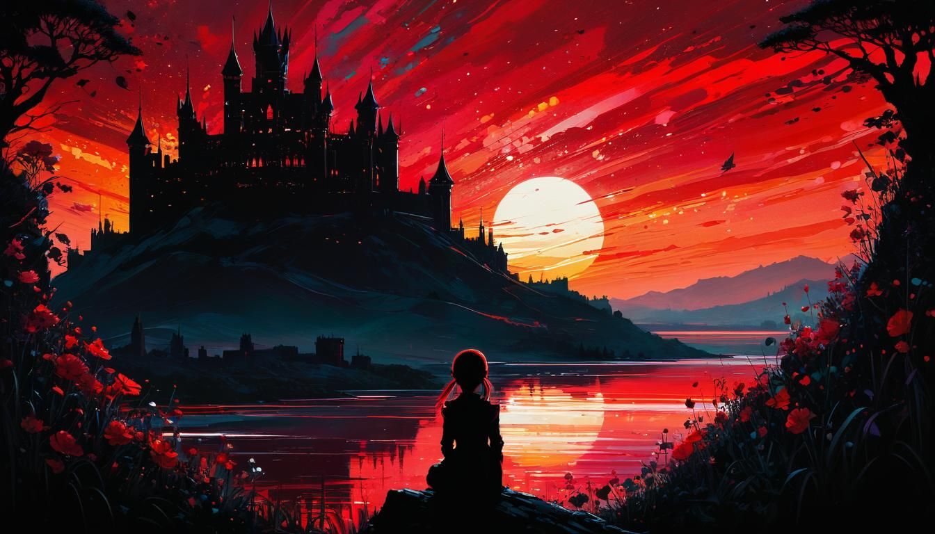 Castle at dawn  by @Aia