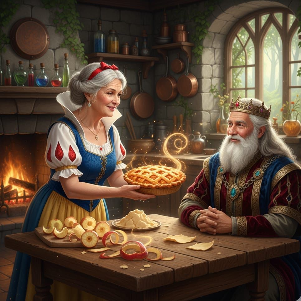 Snow White and her Magic Apple Pie