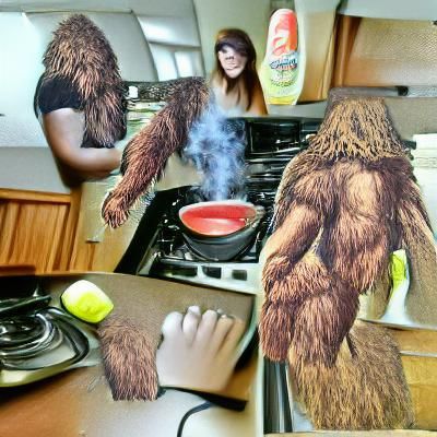 Cooking with Sasquatch