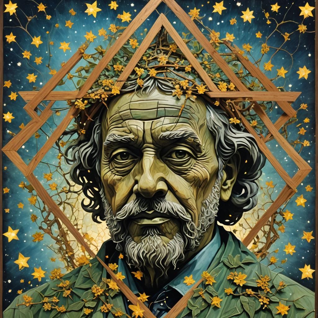 vangogh 
wood sculpture 
david moore
oz
penrose triangle
chr...