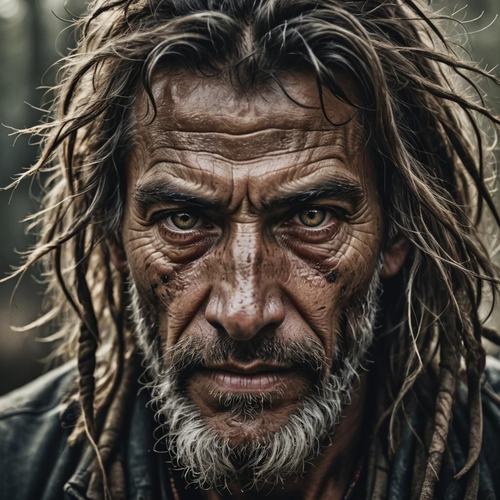 Wild Spirit Close up portrait, ambient light, Nikon 15mm f/1...