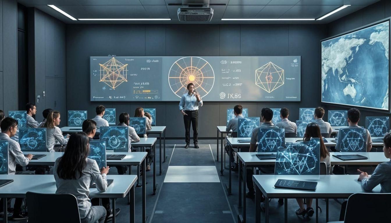 Futuristic classroom