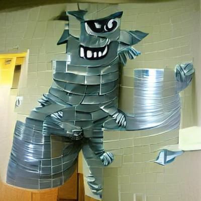 duct tape monster