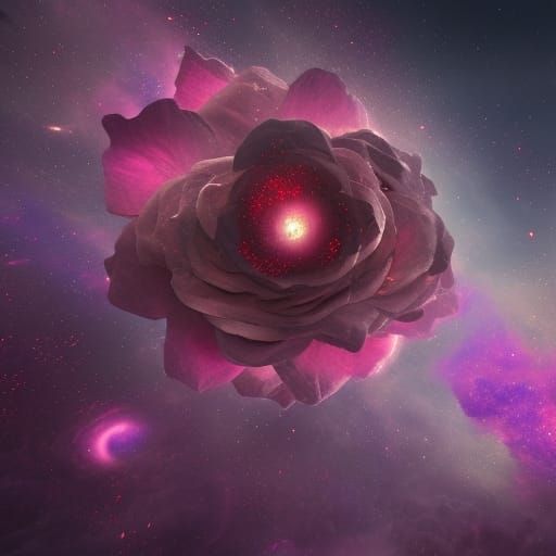 Rose Planet - AI Generated Artwork - NightCafe Creator