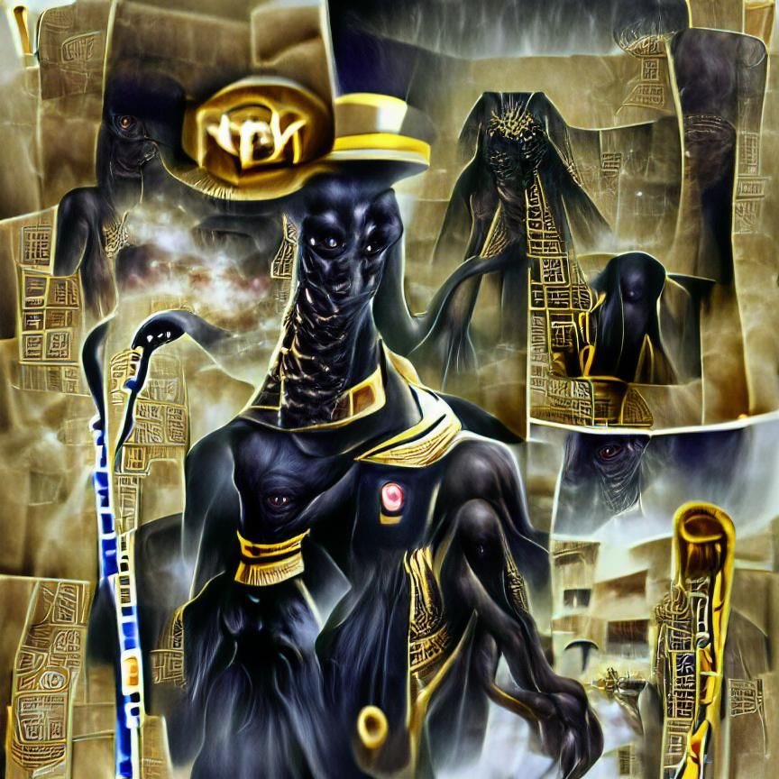 The Black Pharaoh Nyarlathotep Ai Generated Artwork Nightcafe Creator