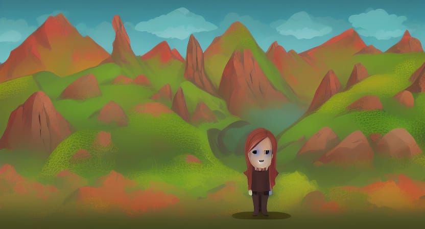 character portrait landscape
