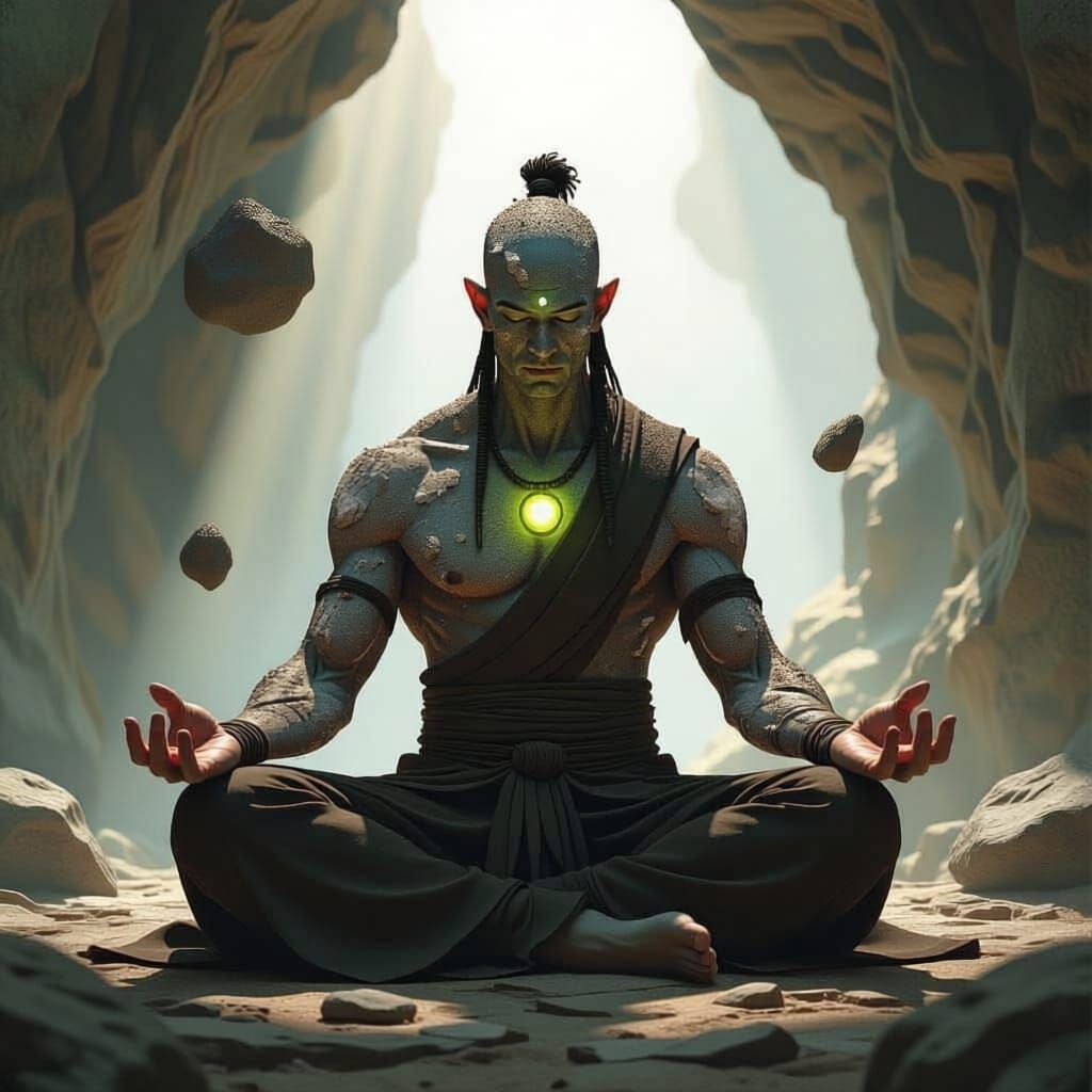 Genasi Monk, Player Character