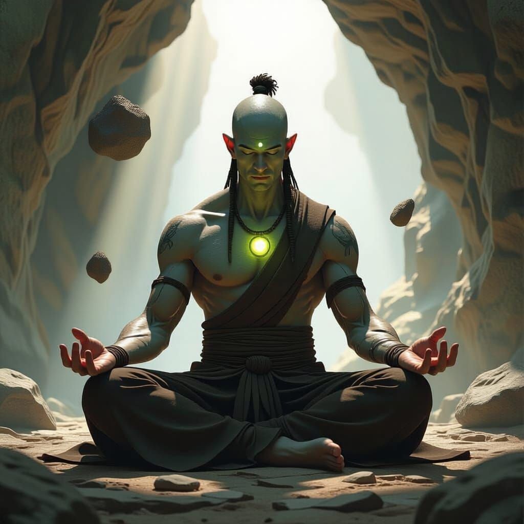 Genasi Monk, Player Character