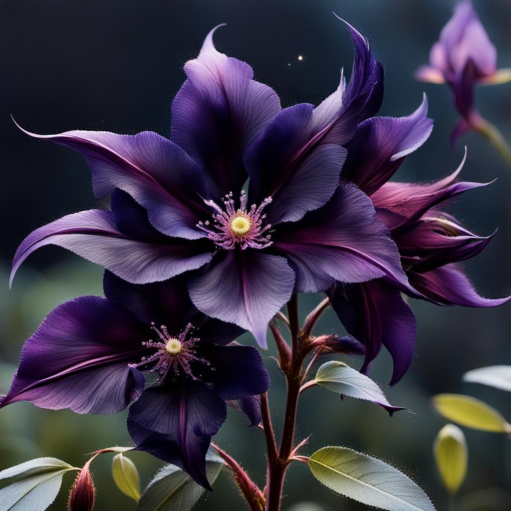Dozens of flowers like this but  alil different under the mo...