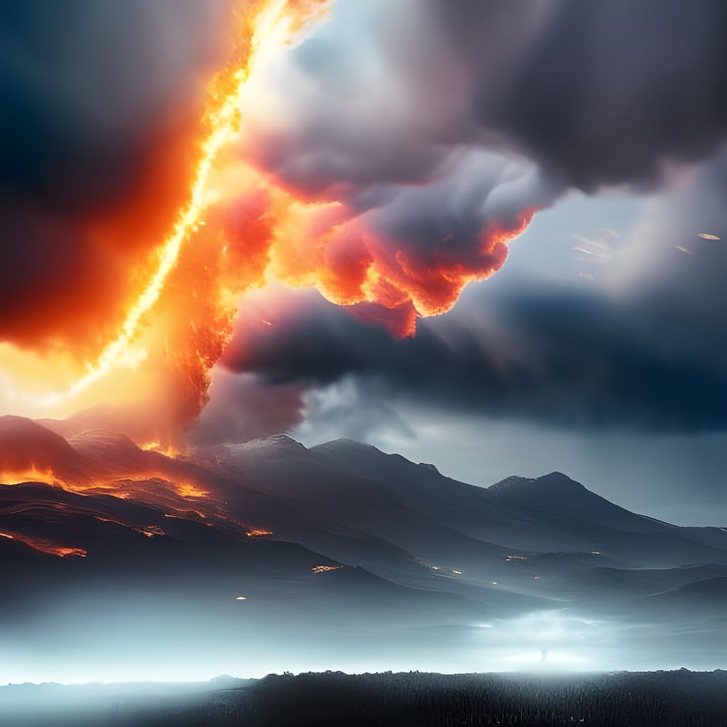 set the sky ablaze