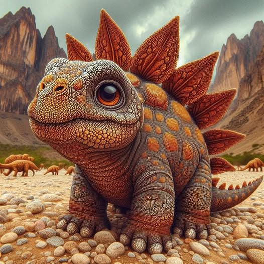 Baby Stegosaurus