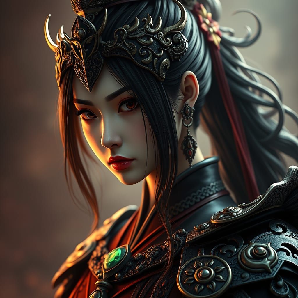 Gothic Mulan  by @Ricky