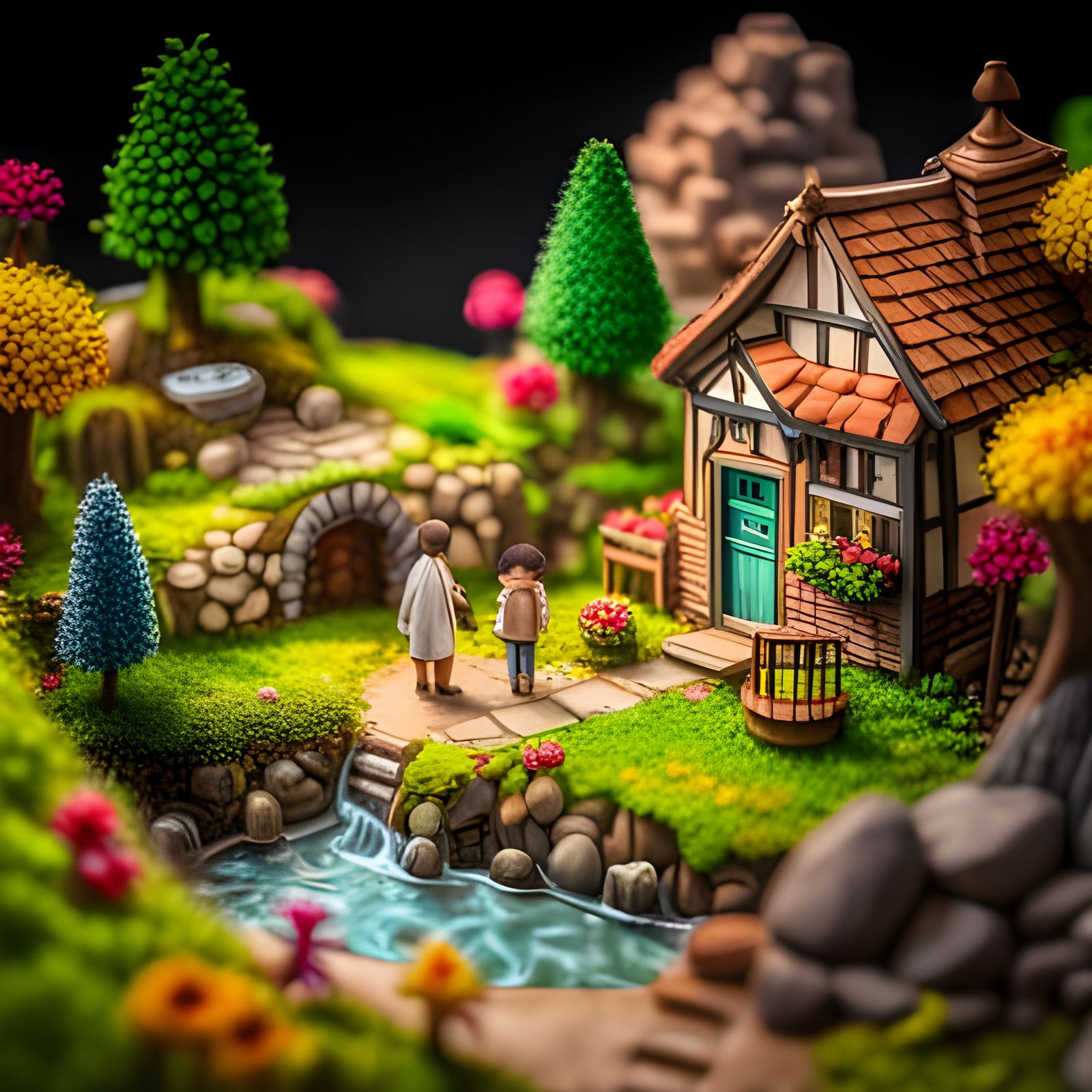 Miniature Garden Wonderland   by @Thombmx