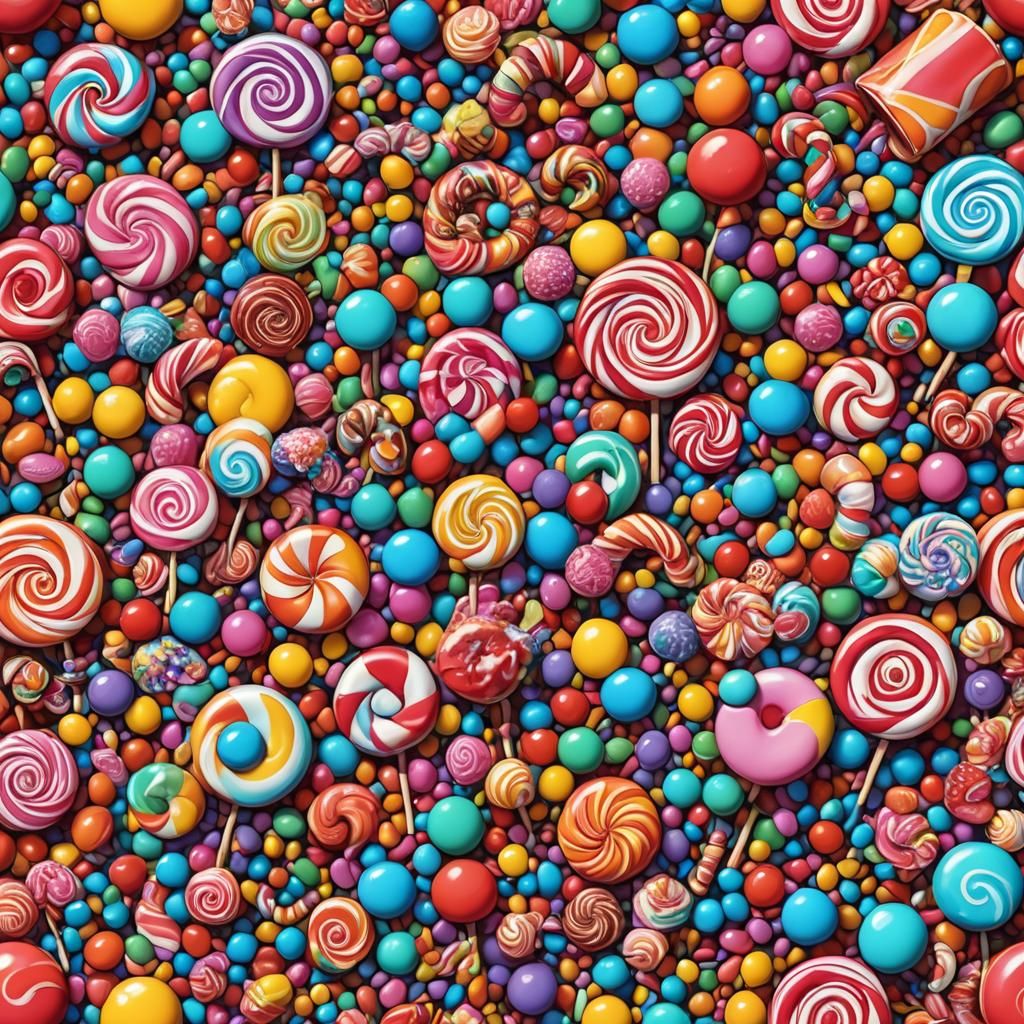 Wild Spirit Candy art style! Whimsical playful colorful! can...