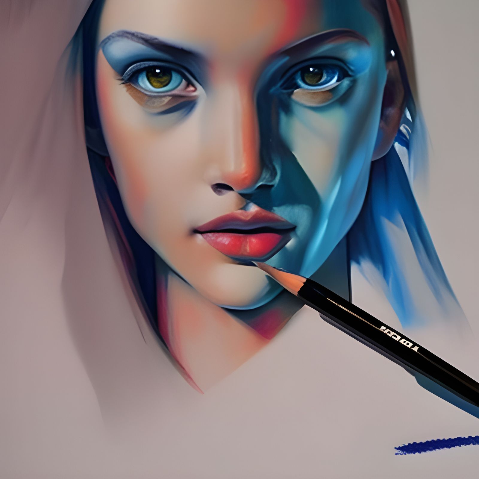 Drawing AI Generated Artwork NightCafe Creator