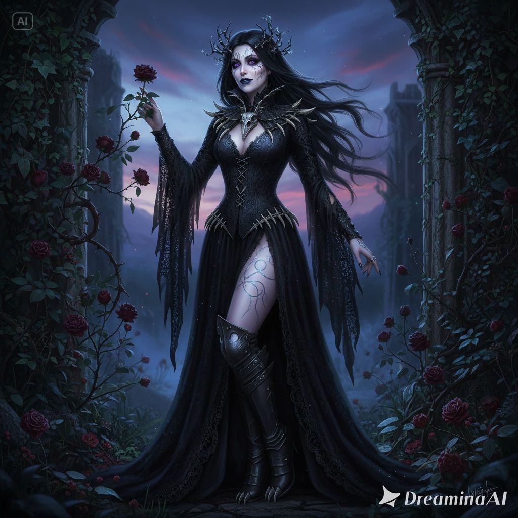 Lady Gothic Awesome With a strange beauty indescribable