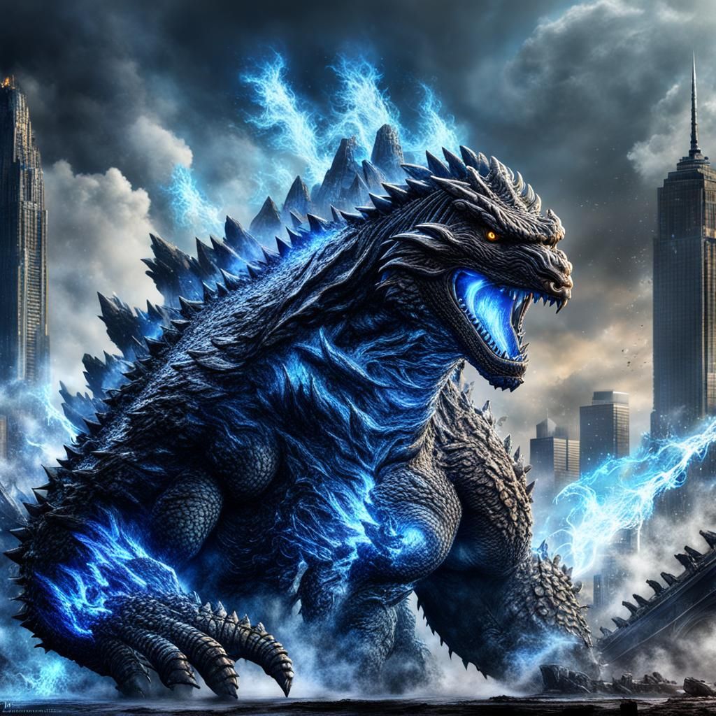 Godzilla - AI Generated Artwork - NightCafe Creator