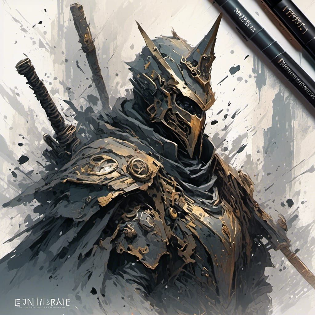 Abstract Digital Art Composition