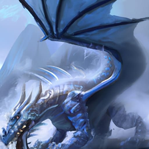 Dragon In The Fog - AI Generated Artwork - NightCafe Creator